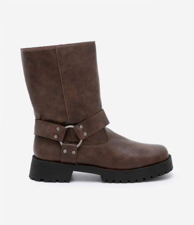 Bota Biker com Sola Tratorada Marrom | Renner (BR)