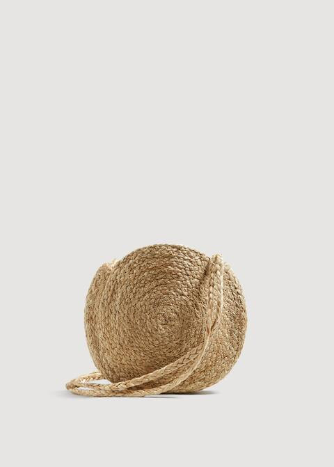 Jute cross-body bag - f foShoulder bags Women | MANGO (US)