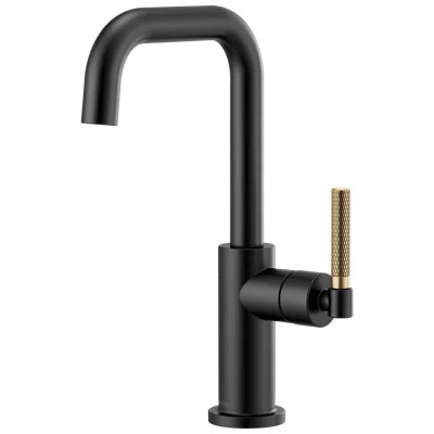 Litze® Bar Faucet with Square Spout and Knurled Handle | Wayfair North America