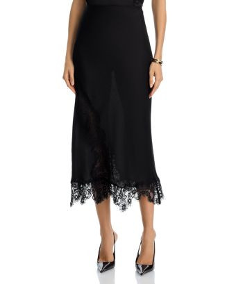 Lace Inset Slip Skirt - Exclusive | Bloomingdale's (US)