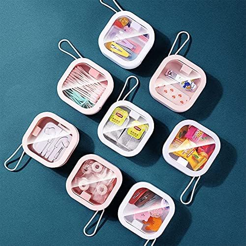 Mini Portable Hair Clip Organizer For Jewelry, Rings, Earrings, Hair Clips, Hair Bands, Leather Band | Amazon (US)