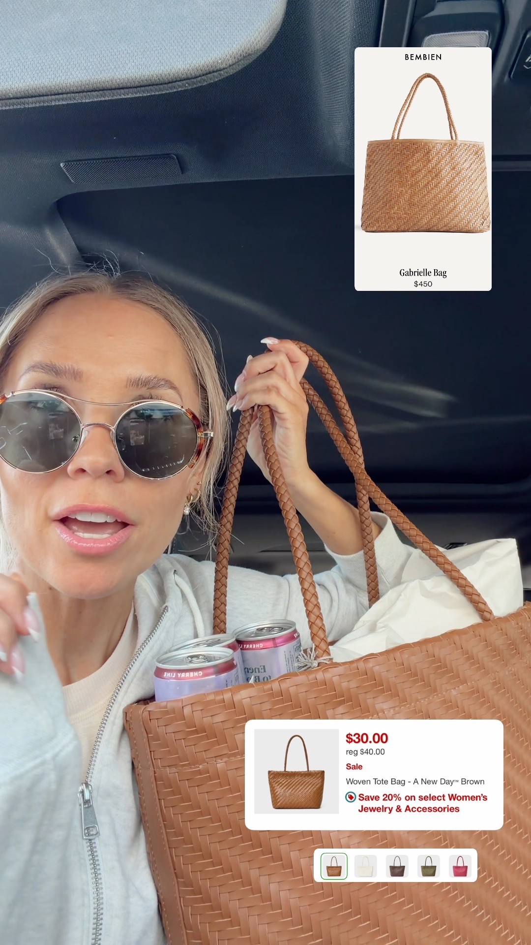 20% off Women’s jewelry and accessories 🙌🎯 Obsessed with this designer look for less bag! 🤭
