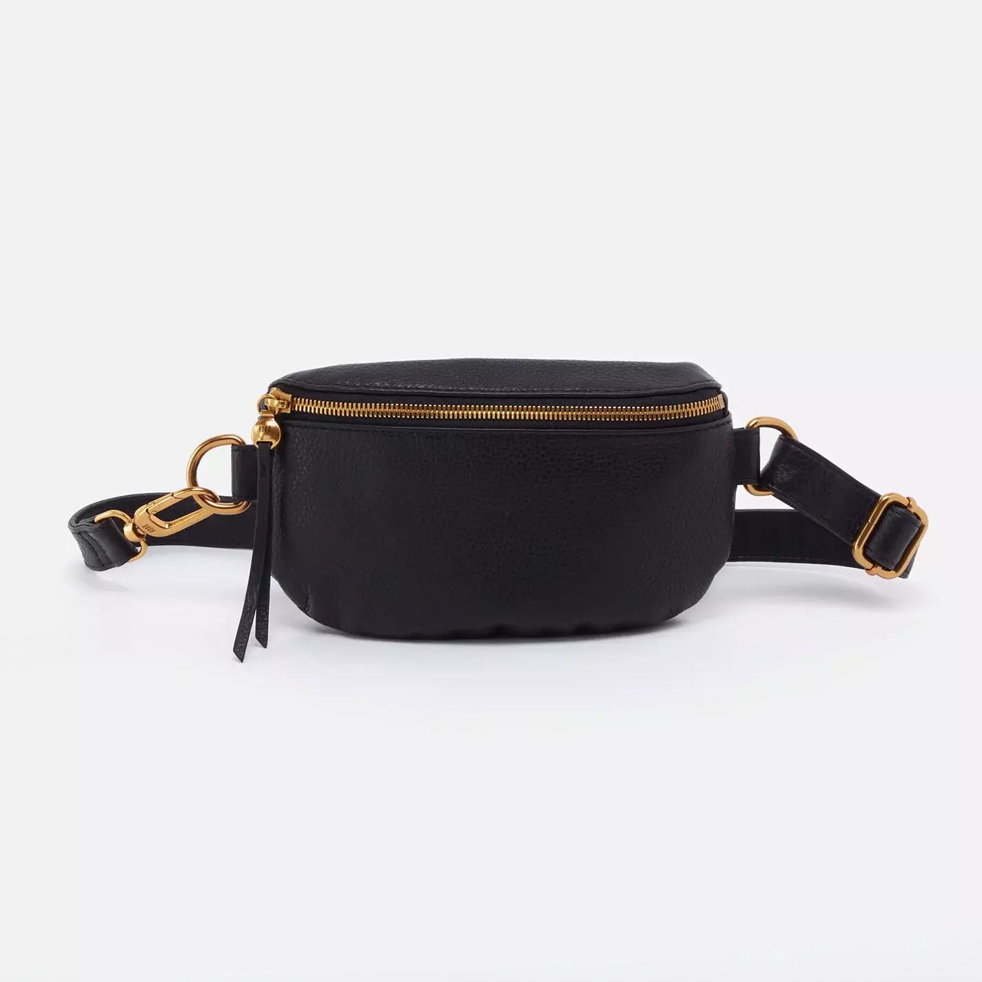 Fern Belt Bag in Pebbled Leather - Black | HOBO Bags
