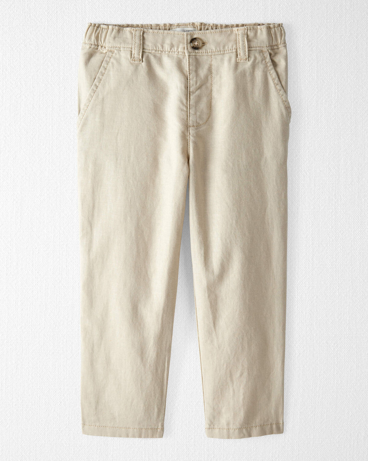 Toddler Linen Pants Made with Organic Cotton | Carter's Inc