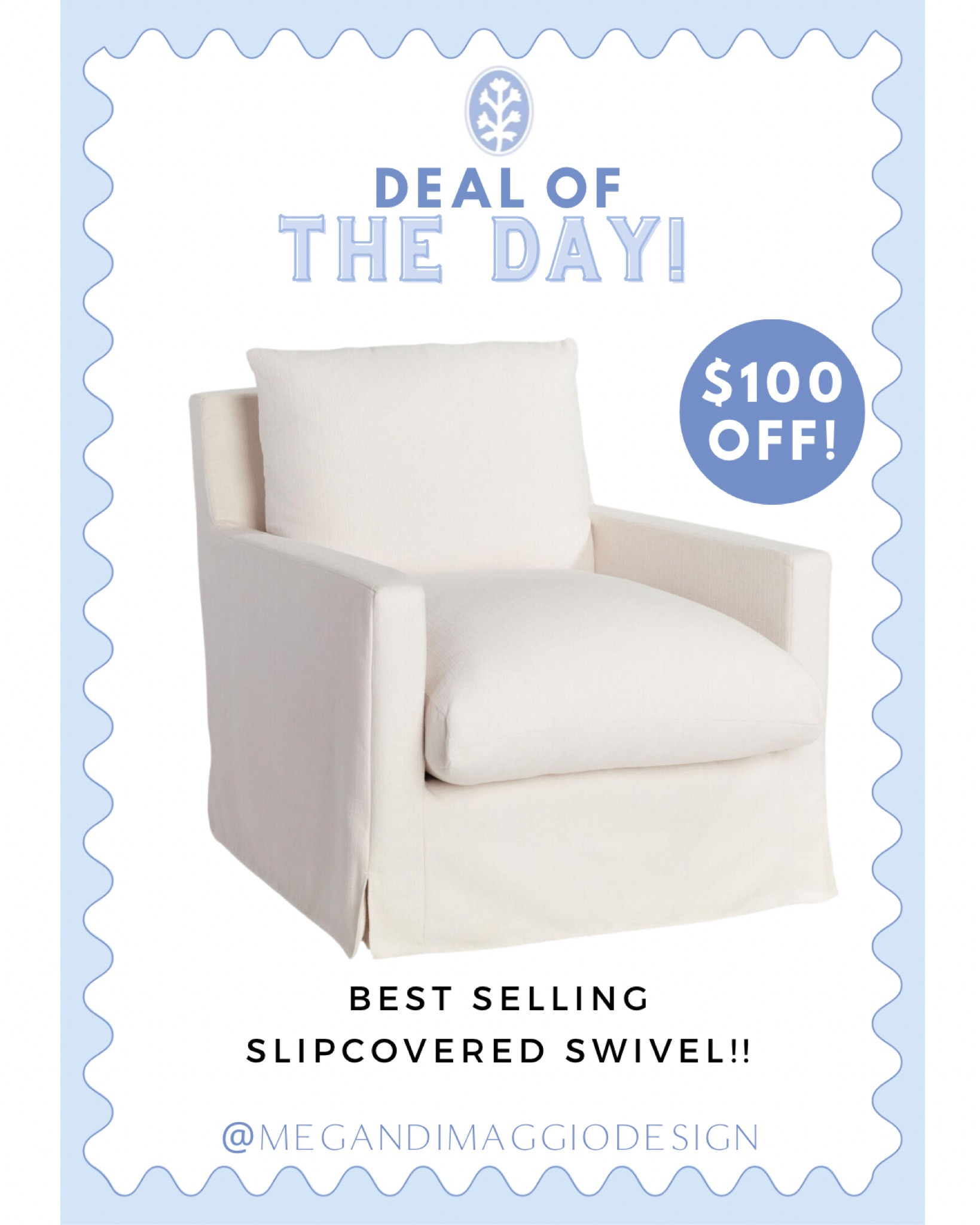 This best selling slipcovered swivel chair RARELY goes on sale! Snag it now for $100 OFF!! Matching sofa on sale & linked too! 🤍

#LTKSaleAlert #LTKHome