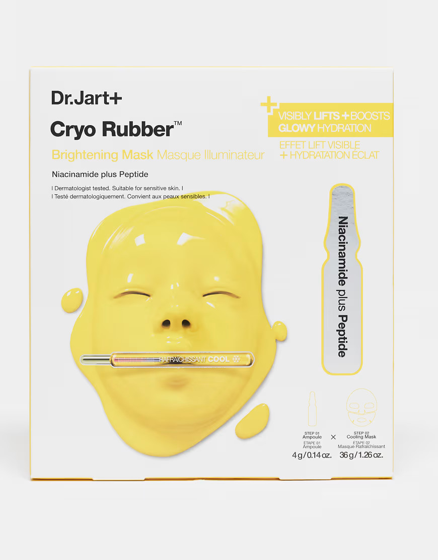 Dr. Jart+ Cryo Rubber Brightening Mask with Niacinamide-No colour | ASOS (Global)