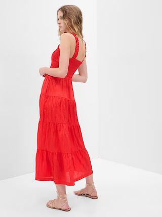 Smocked Tiered Maxi Dress | Gap (CA)