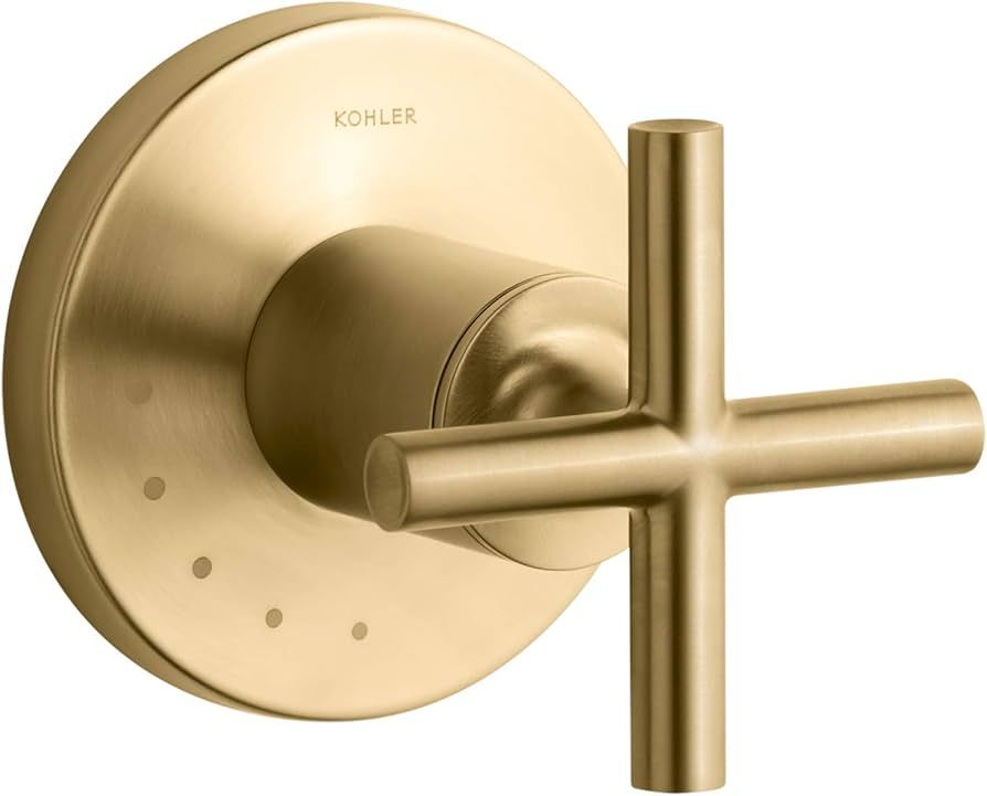 Kohler K-T14490-3-2MB Purist Valve Trim, Vibrant Brushed Moderne Brass | Amazon (US)