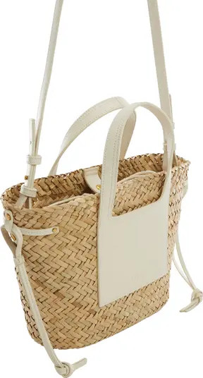 MANGO Taormina Straw Convertible Tote | Nordstrom | Nordstrom