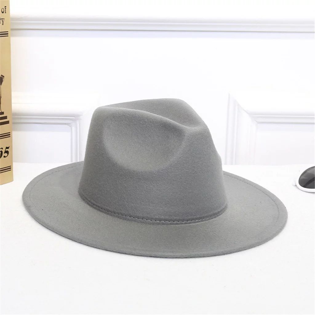 Women's Crushable Wool Felt Outback Hat Panama Hat Wide Brim | Walmart (US)
