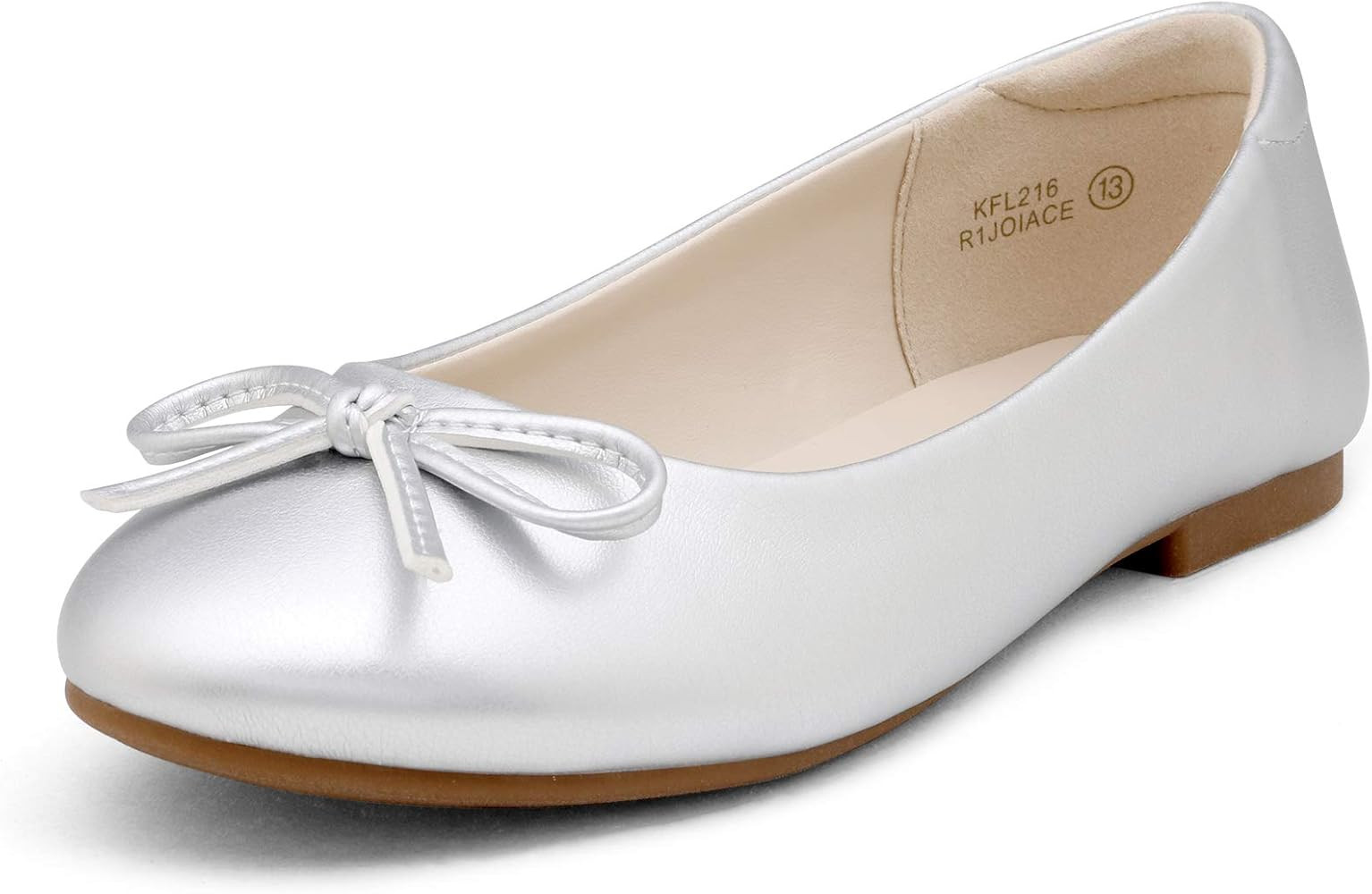 DREAM PAIRS Girls Dress Shoes Fashion Bow Ballet Flats | Amazon (US)