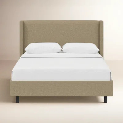 Hanson Upholstered Wingback Platform Bed | Wayfair North America