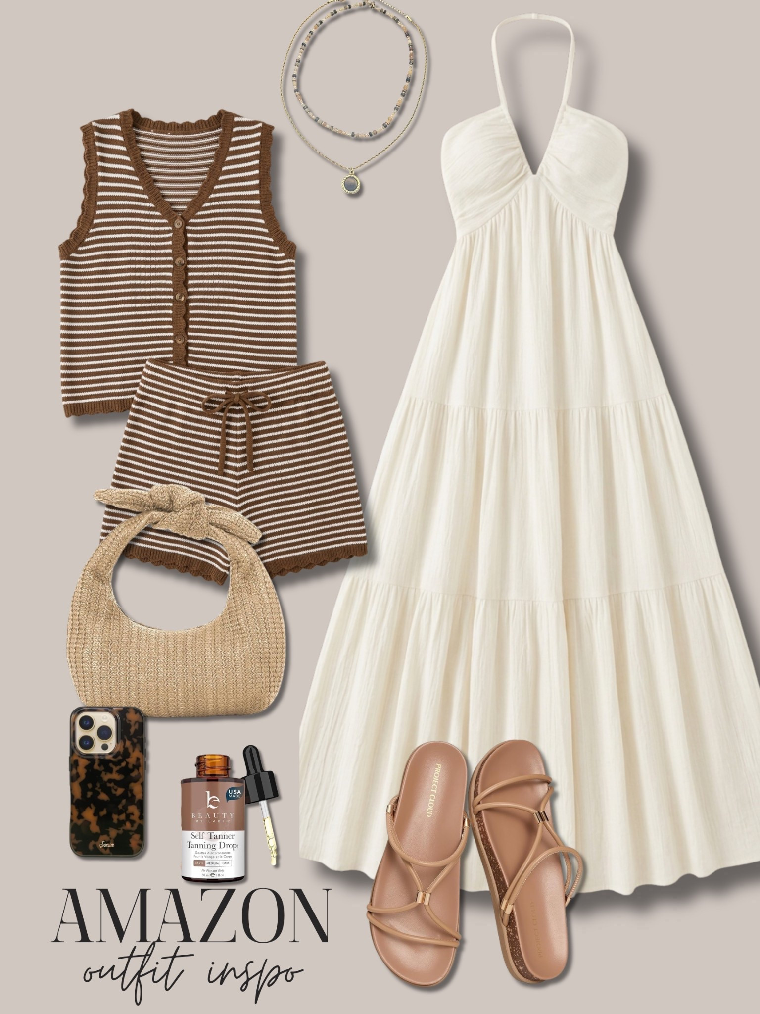 Beach vacation outfit inspo all from Amazon 🤎✨ 

#LTKootd #LTKSeasonal #LTKTravel