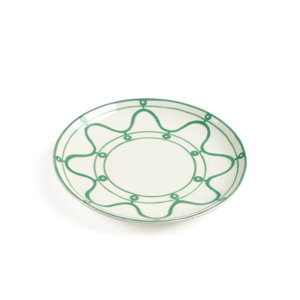 Serenity Green Dessert Plate | The Avenue