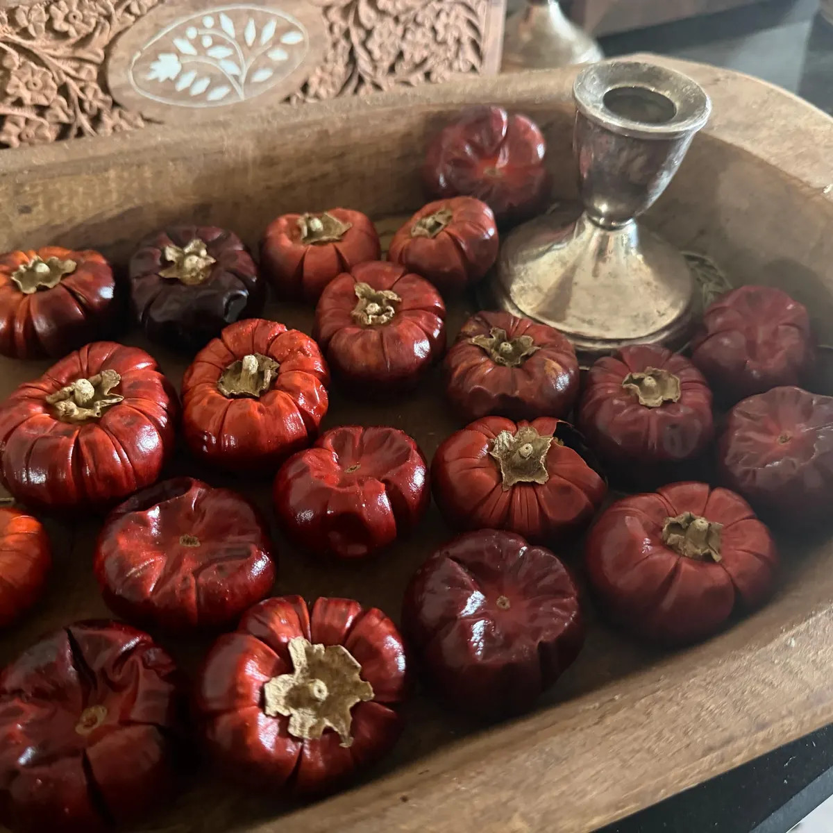 Primitive Fall Halloween Dried Mini Pepper Pumpkin Bowl Fillers Bag of 10/20/30 | Etsy (Global)