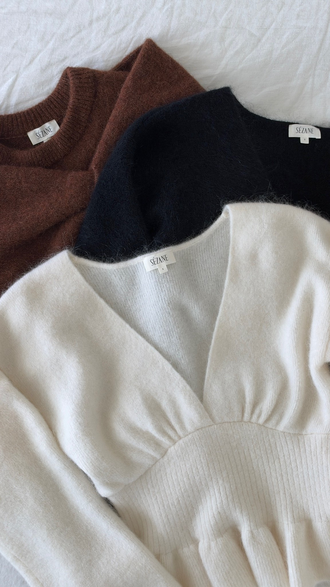 3 new @SEZANE sweaters I added to my wardrobe this season 🤎

Read more about each piece, my sizing and styling notes, shop the looks, and discover the additional Sézane knits that have been longtime favorites in my wardrobe, now live on maevawithamour.com

With Amour, M.