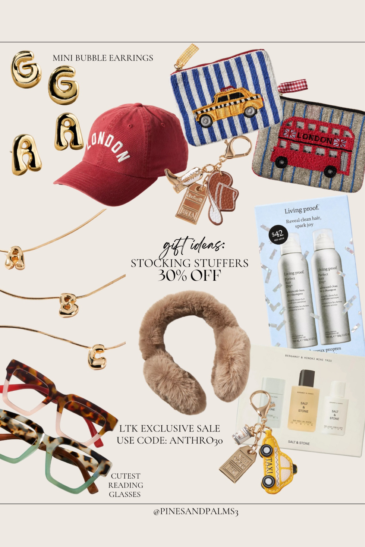 Anthropologie stocking stuffers 
Use code: ANTHRO30

#LTKFindsUnder50 #LTKCyberWeek #LTKGiftGuide