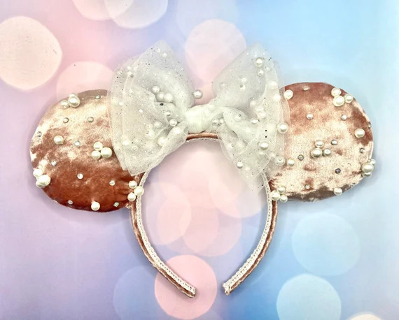 Ballerina Pearl Minnie Ears | Etsy | Etsy (US)