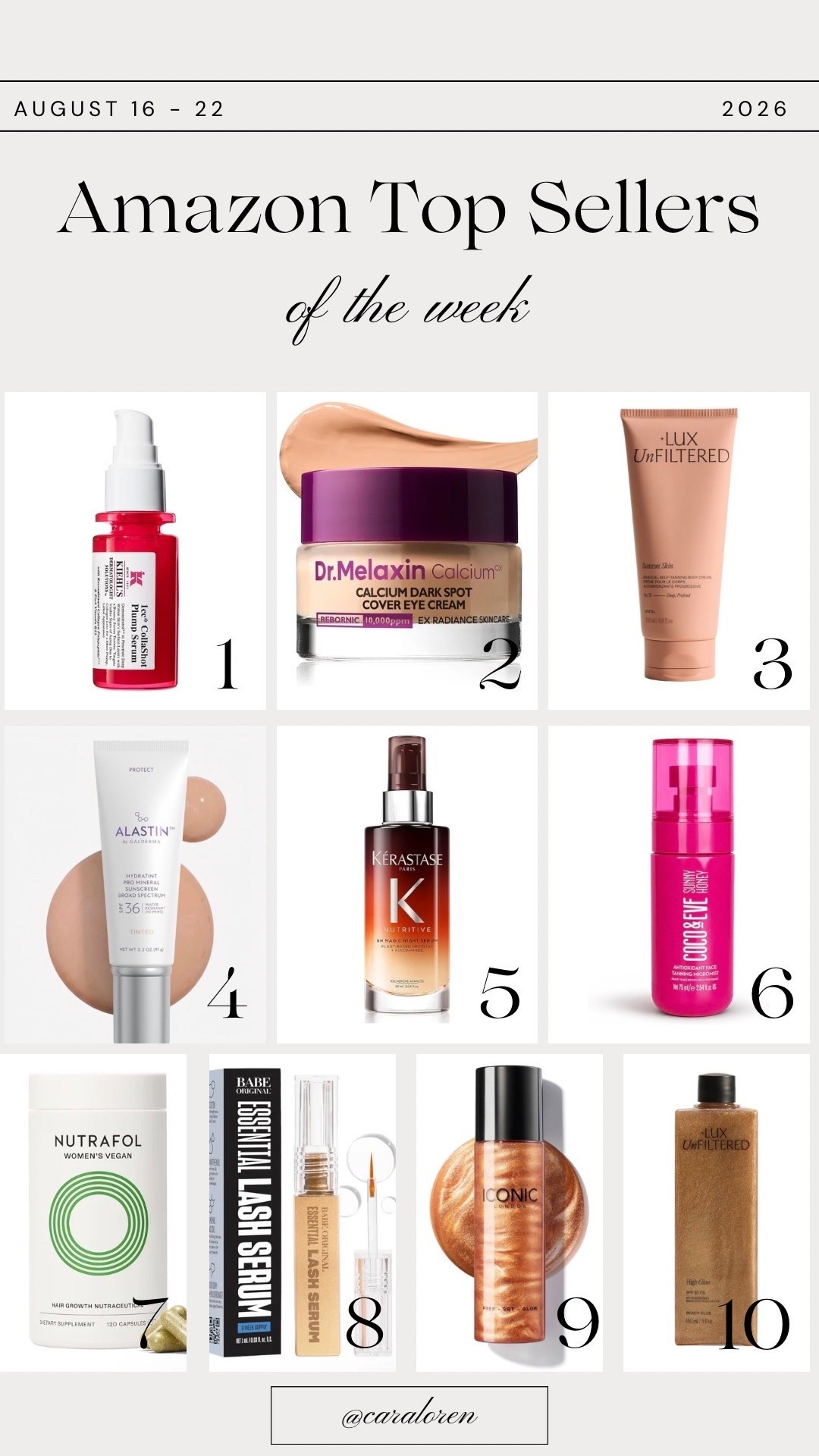 Amazon best sellers!

#LTKBeauty