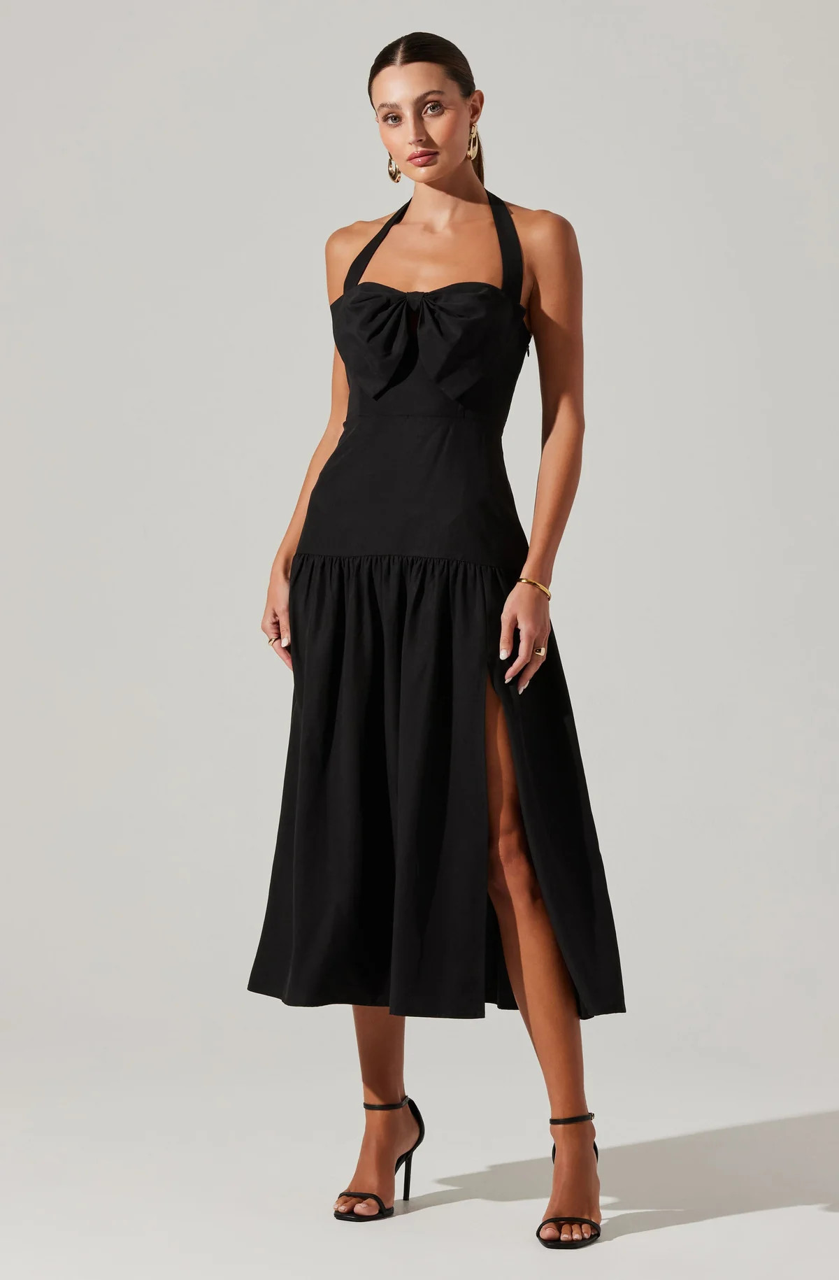 Adara Halter Midi Dress | ASTR The Label (US)