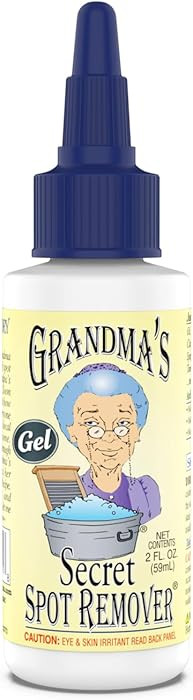 Grandma's Secret Spot Remover Gel - On-the-Go Travel Size Fabric Stain Remover for Clothes - Chlo... | Amazon (US)