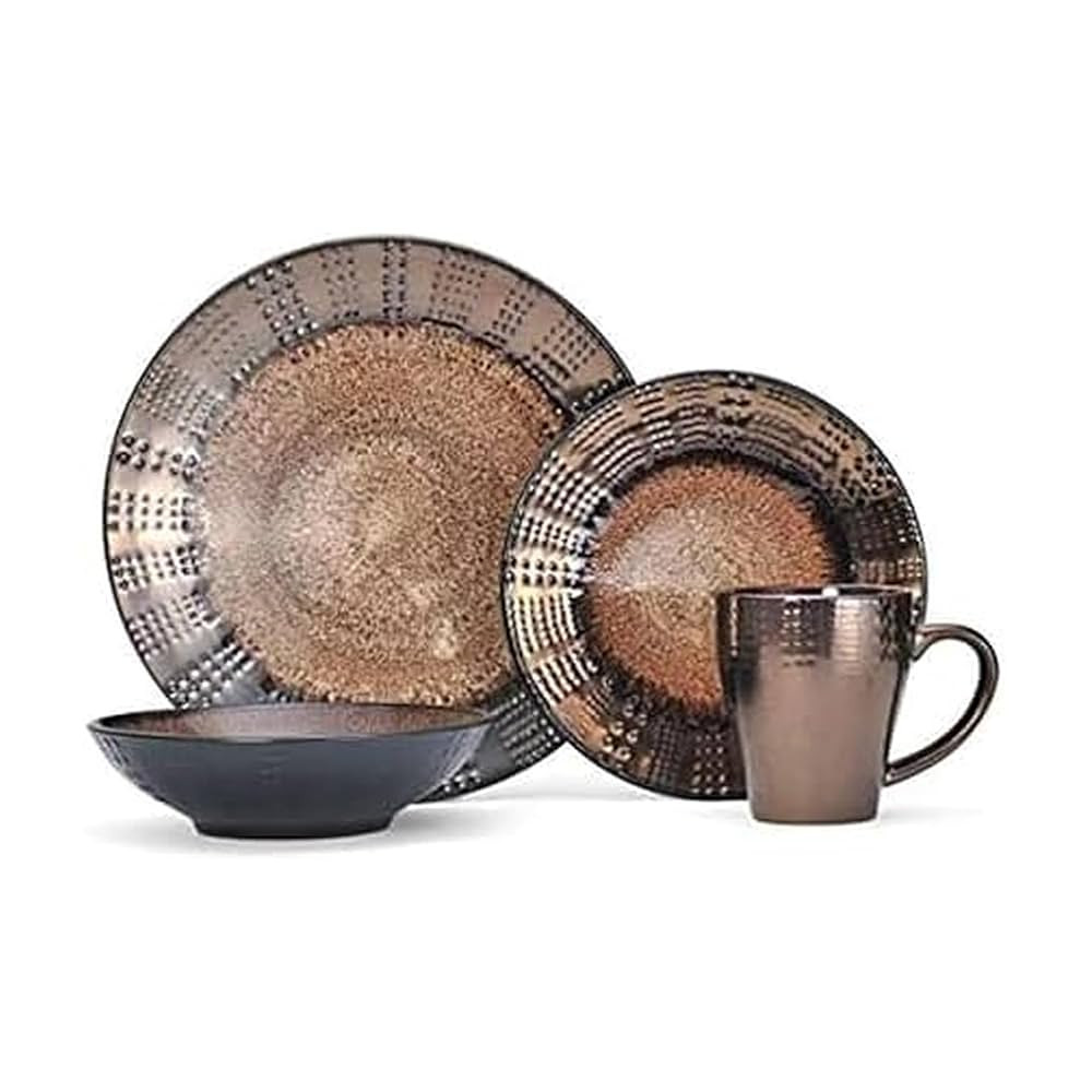 Gourmet Basic by Mikasa Verona 16-Piece Dinnerware Set, Service for 4 | Amazon (CA)