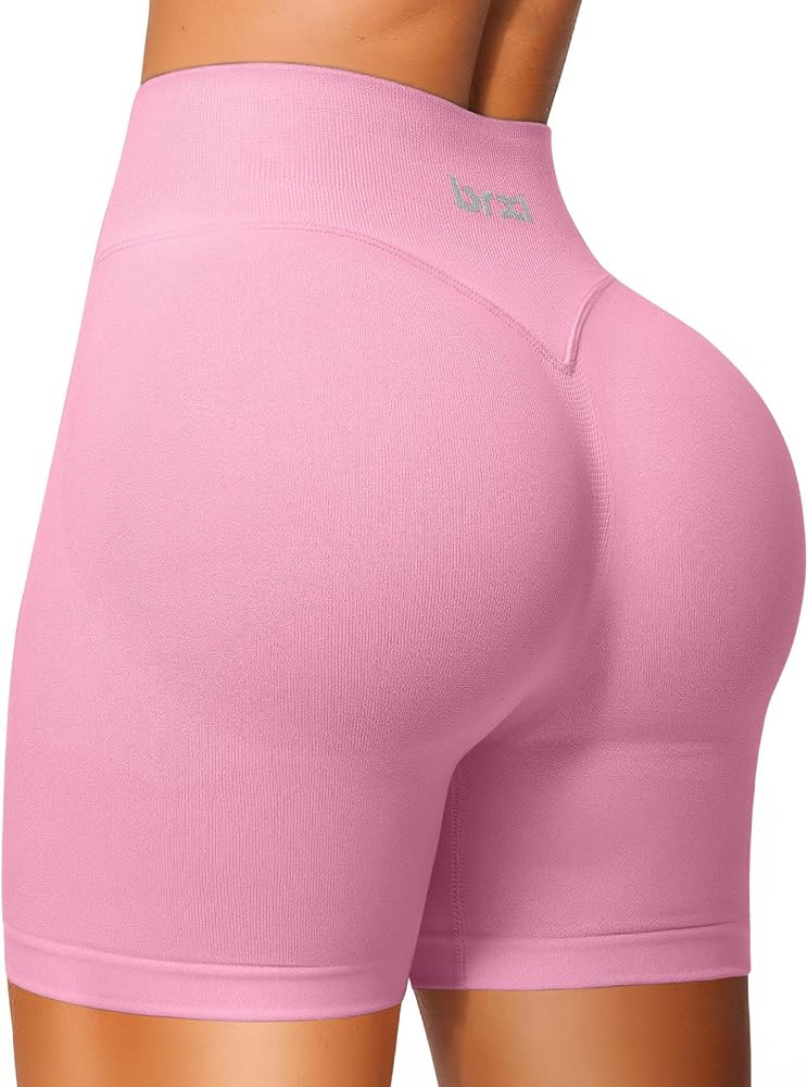 BRXL Workout Shorts Women 2.5"/ 3.6" Scrunch Butt Biker Shorts Tummy Control Seamless High Waiste... | Amazon (US)