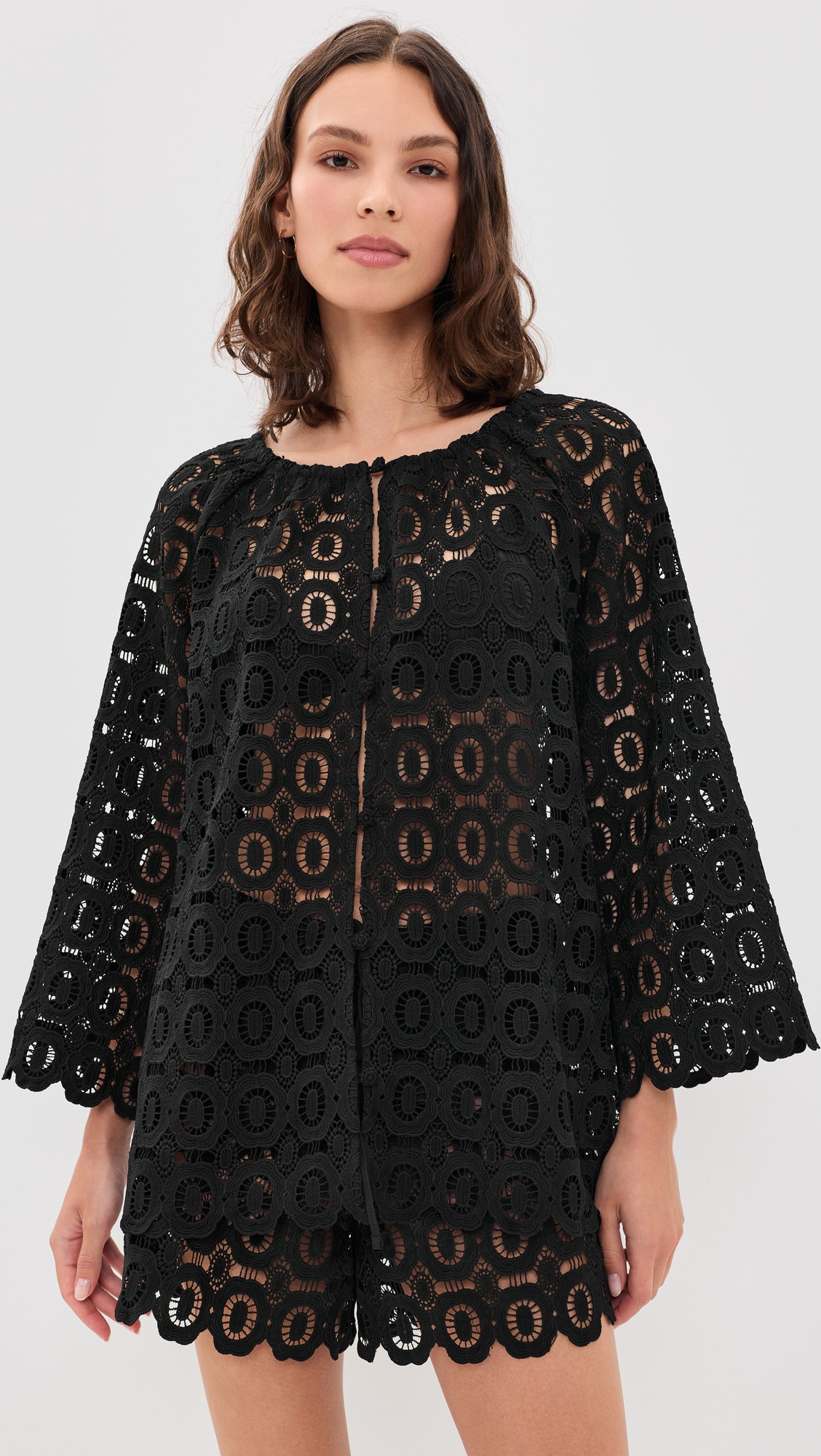 Hill House Home The Enella Tunic Black L | Shopbop