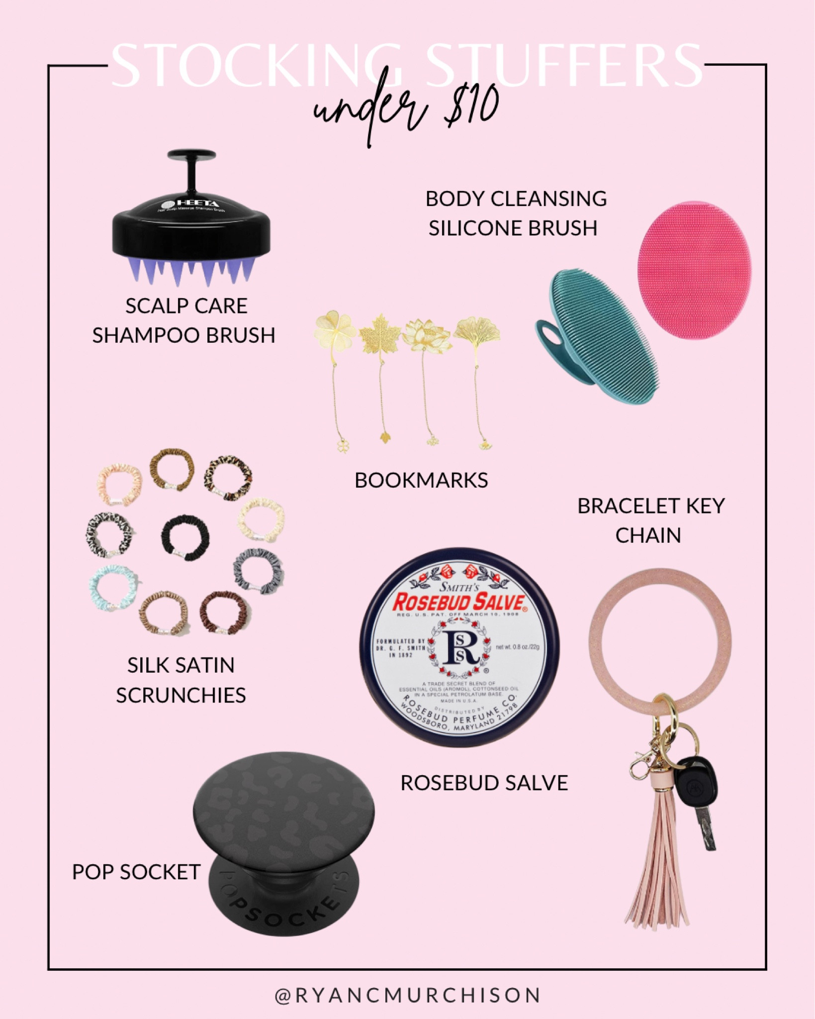 Stocking stuffers for under $10, gift ideas under $10, fun stocking stuffer ideas! 

#LTKbeauty #LTKHoliday #LTKunder50