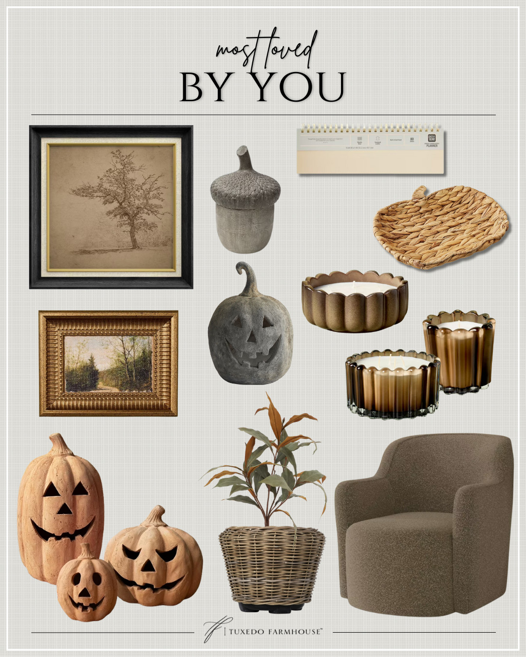 Most Loved - By You

Which one was your favorite?

Seasonal, home decor, fall, accent chairs, rugs, wall art, frames, pillows, lamps, baskets, candles, books, coffee tables, ottomans, trays, bowls, consoles, accent tables
 

 #LTKSeasonal #LTKHome #LTKFindsUnder50