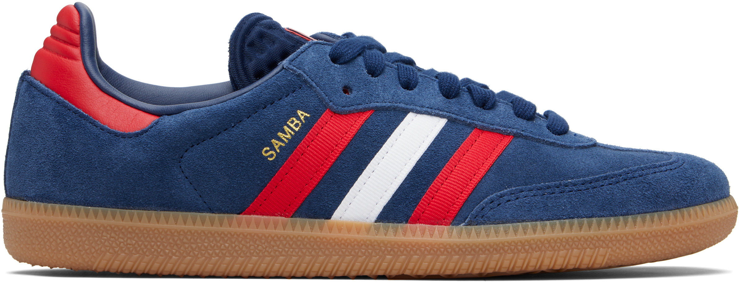 adidas Originals Navy Samba OG Sneakers | SSENSE