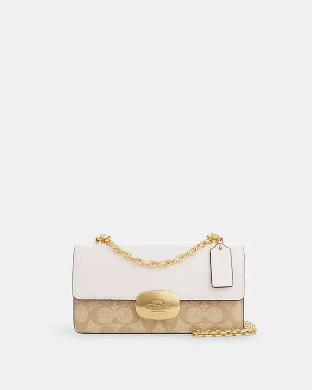 Eliza Flap Crossbody In Signature Canvas | Coach Outlet