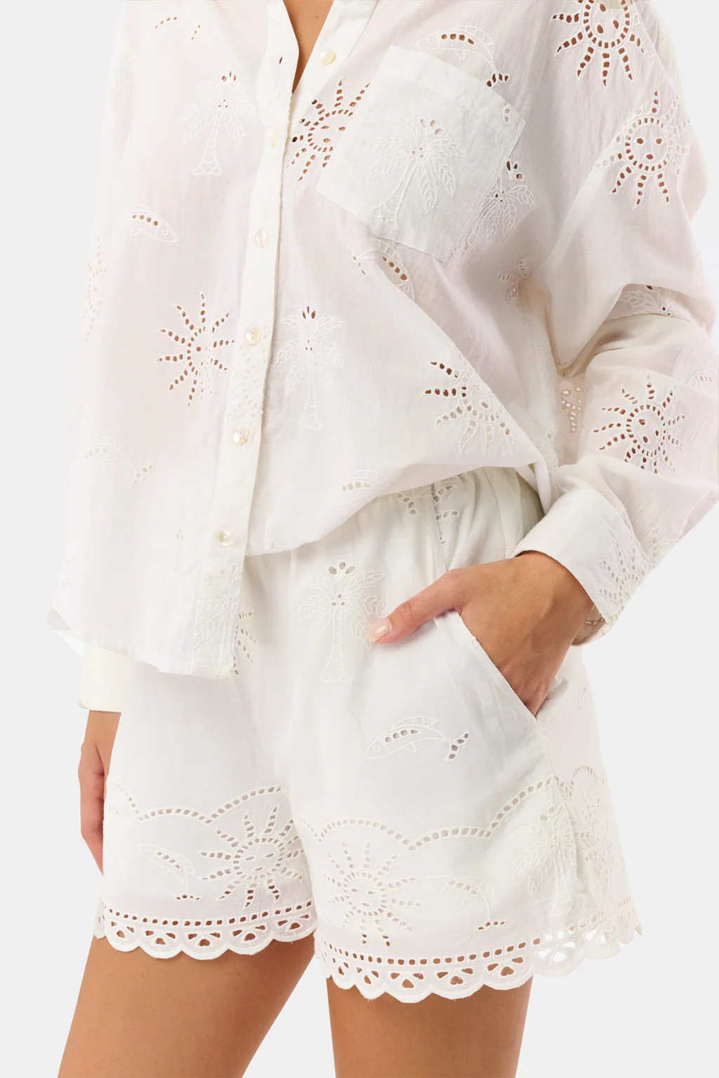 Sunny Days Eyelet Cody Shorts | Roller Rabbit