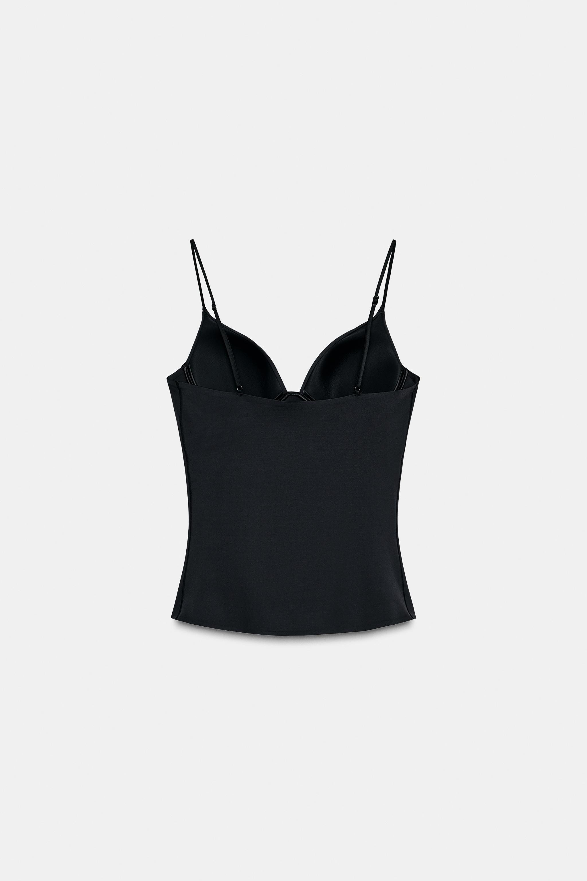 POLYAMIDE BLEND TOP | Zara UK