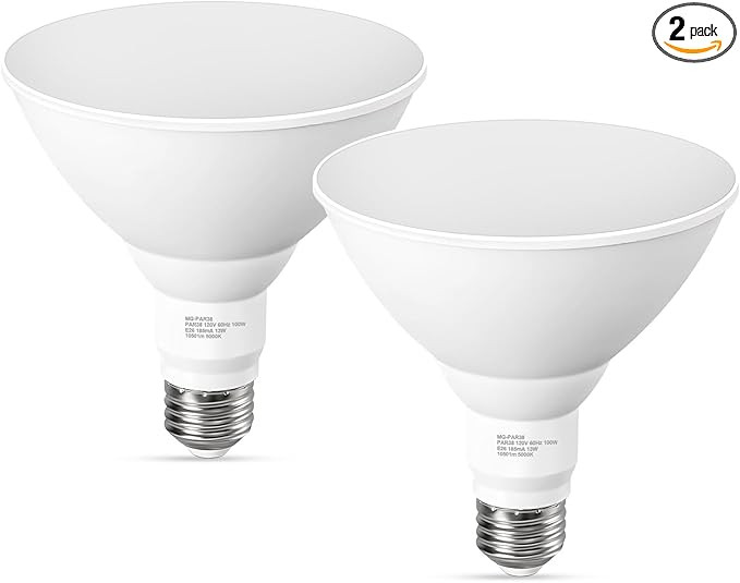 LED Flood Light Bulbs, PAR38 Outdoor Flood Light Bulb 5000K,13W 100W Equivalent, Daylight White L... | Amazon (US)