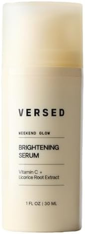 Versed Weekend Glow Vitamin C Serum for Face - Hydrating Face Serum with Niacinamide, Licorice Ro... | Amazon (US)