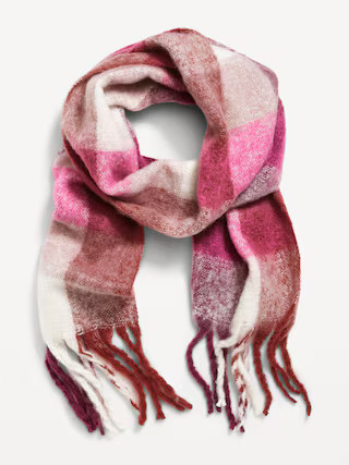 Brushed Fringed Scarf | Old Navy (US)