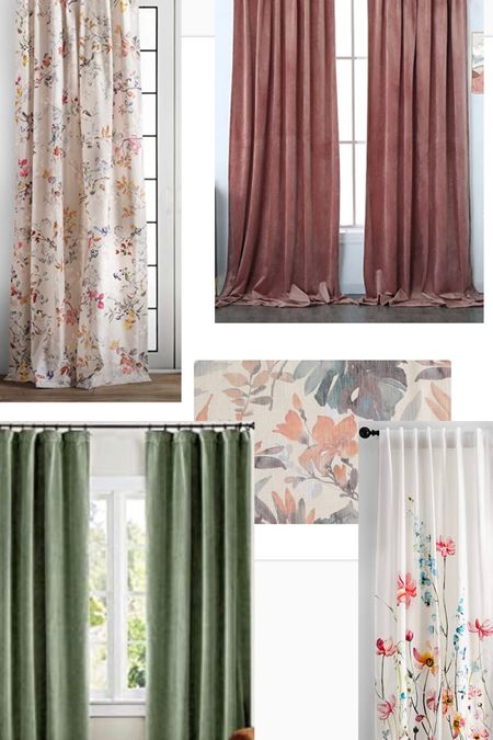 Amazon curtain options for my nieces room. I have used the velvety blackout panels in so many projects. Loving the floral options too. 

#LTKhome #LTKunder50