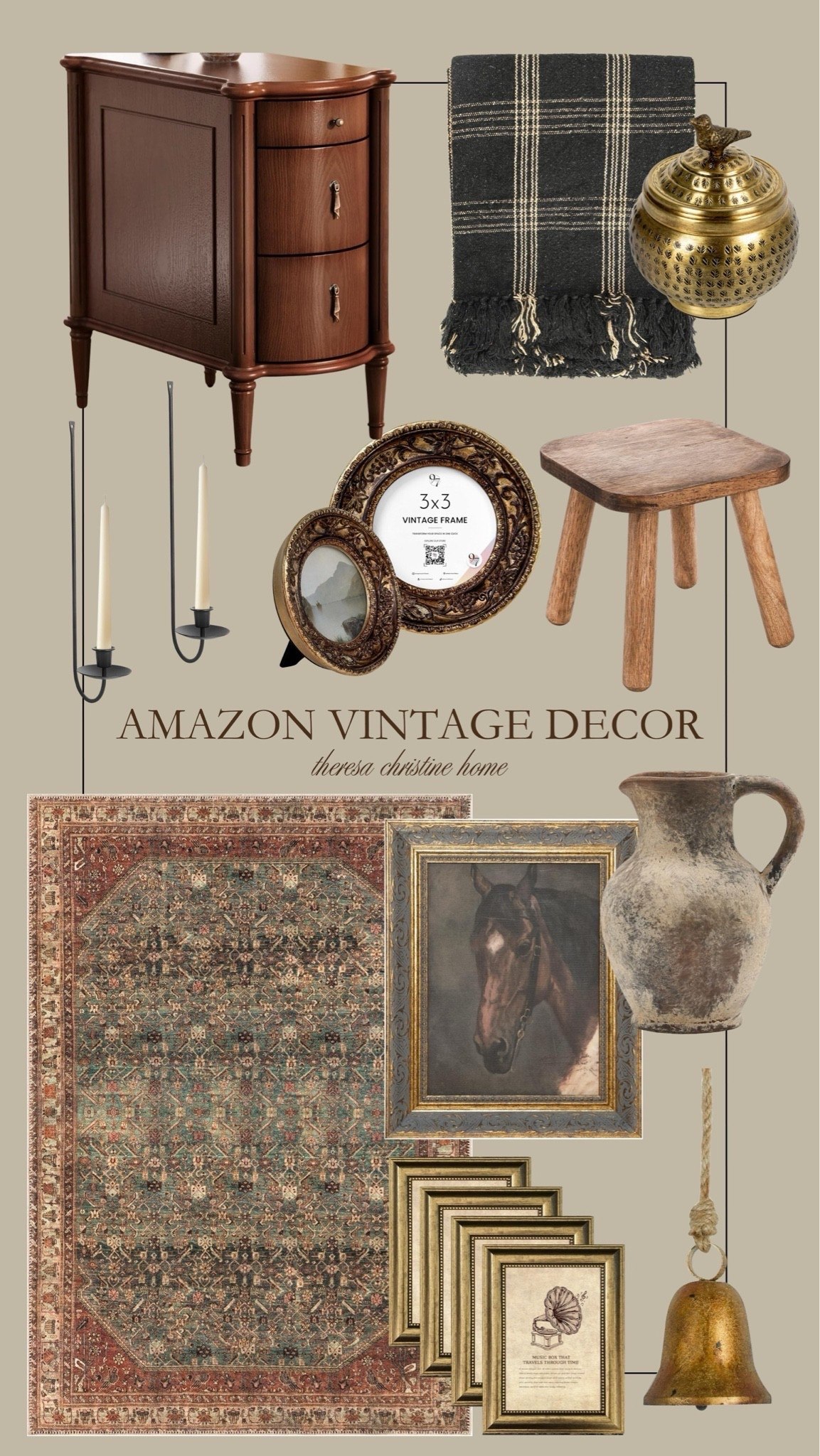 Amazon vintage decor finds🤎

#LTKHome #LTKSaleAlert