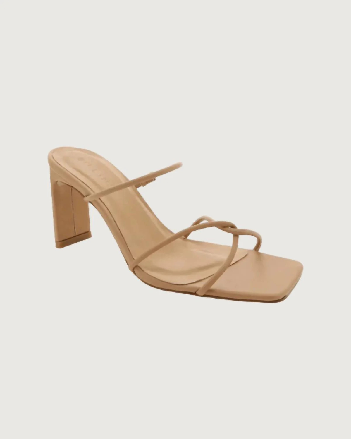 Women's Kilani Block Heeled Mules In Desert | Shop Simon