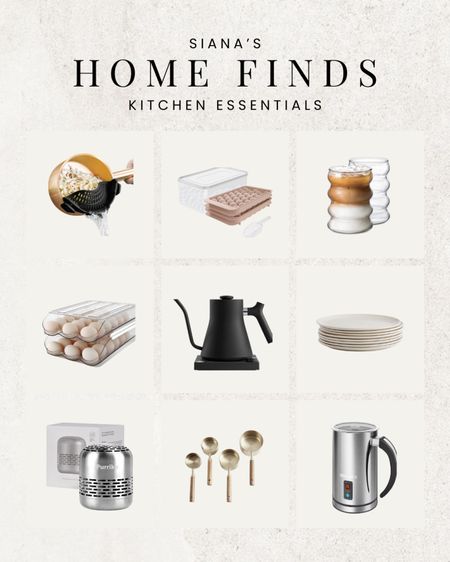 Sharing some of my favorite Amazon Home Finds Kitchen Essentials Edition 🫶🏻 home decor, home, kitchen finds, dispenser, drink dispenser, drinking glasses with glass straw, electric tea kettle, salad spinner, glasses, kitchen, pantry, kitchen organizers, bowl, cutting table, baking essentials, aluminized pan bakeware, ice cube tray

#LTKSeasonal #LTKhome #LTKsalealert