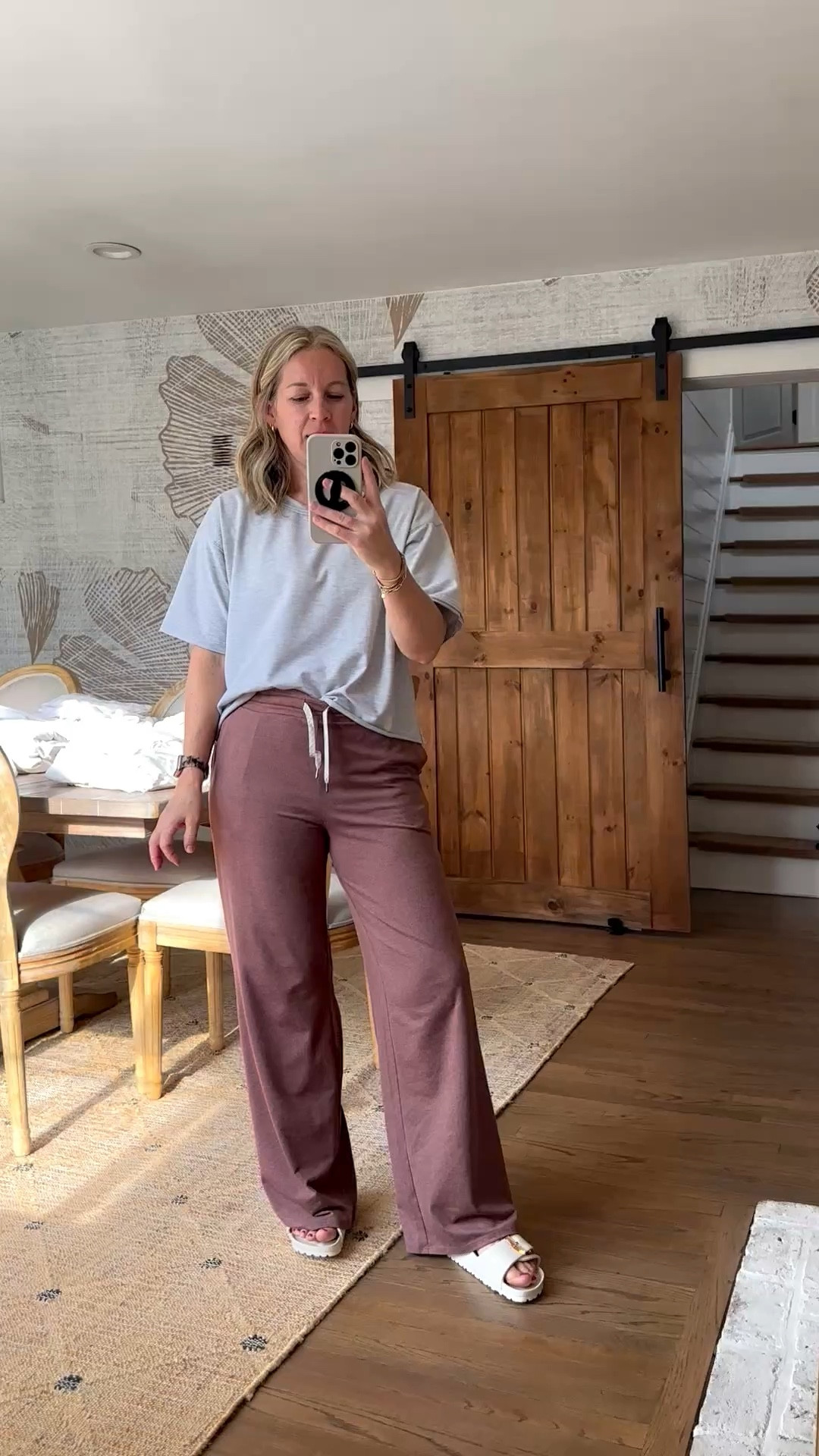 My pajamas/what I wore to drop the kids off!! Mediums everything. These pants are my favorite. Have them in two colors. The softest, drapiest fabric  

#LTKmomlife #LTKootd #LTKmorningroutine