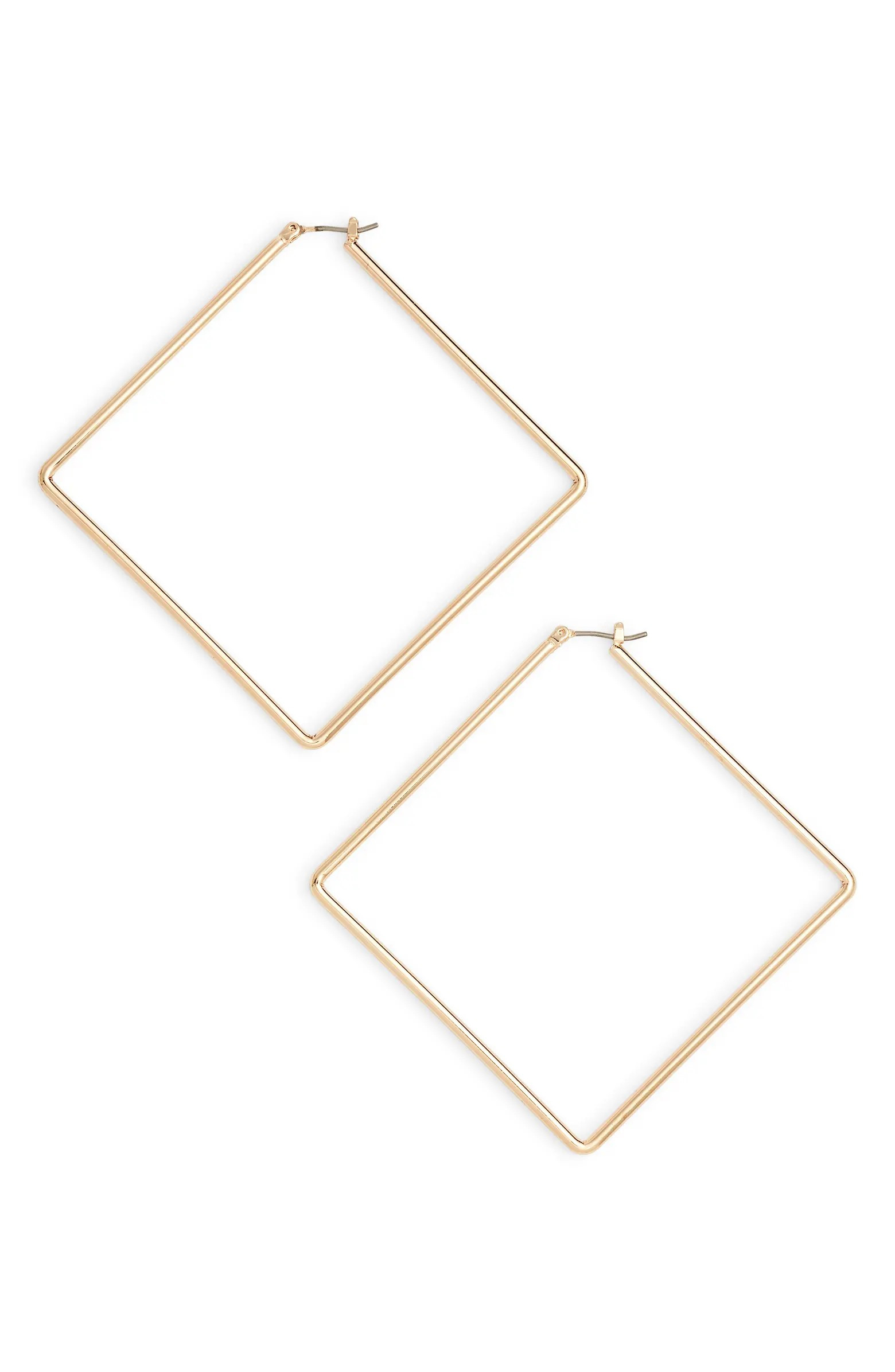 Uncommon James Girl Boss Hoop Earrings | Nordstrom