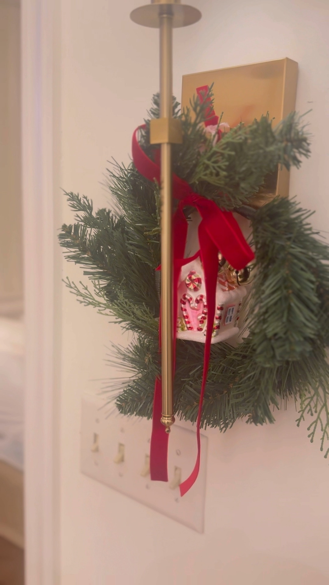 these exact wreaths are sold out but i any mini wreath works + velvet ribbon tie bells on end! 

#LTKSeasonal #LTKHoliday #LTKWatchNow