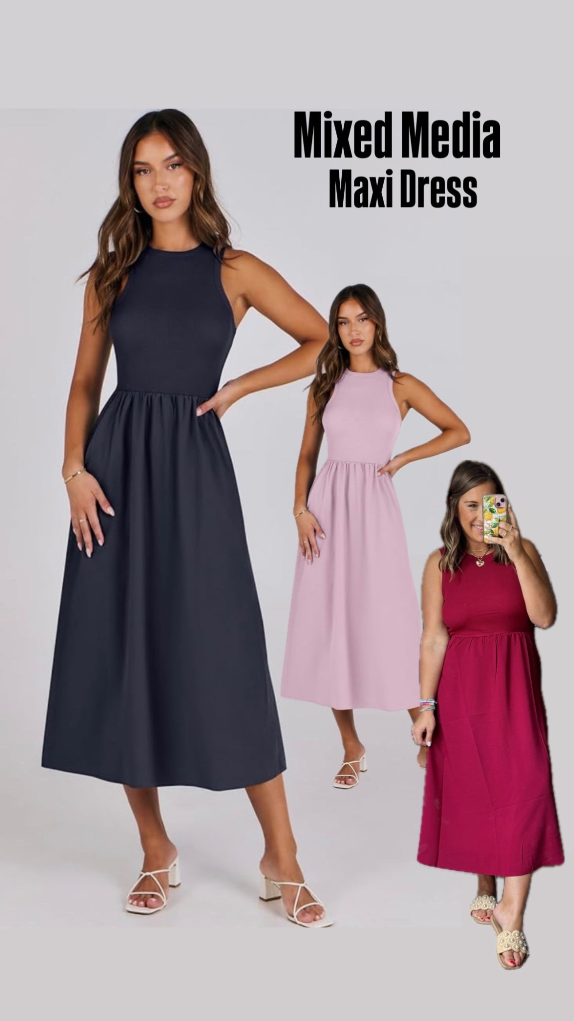 One of my favorite mixed media dresses- SO comfy, washes well and the prettiest colors for spring 

TTS- medium 

#LTKootd #LTKdayinmylife #LTKWorkwear