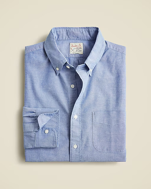 Broken-in organic cotton oxford shirt | J. Crew US