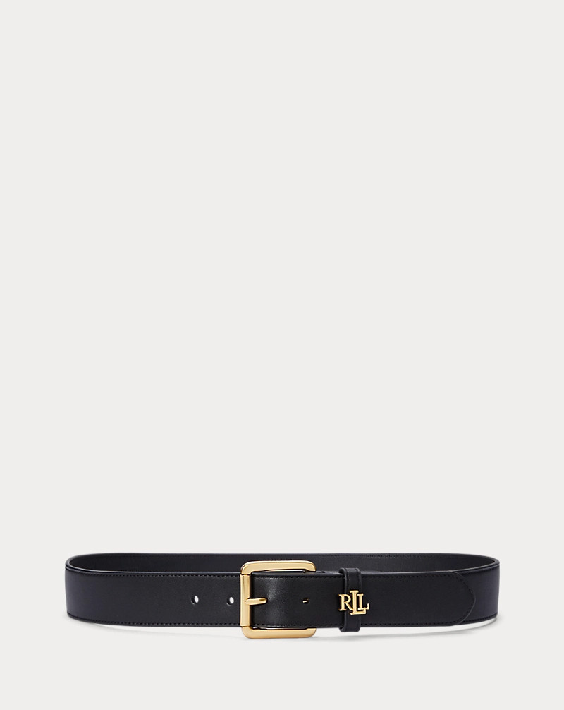 Logo-Keeper Leather Belt for Women | Ralph Lauren® UK | Ralph Lauren (UK)