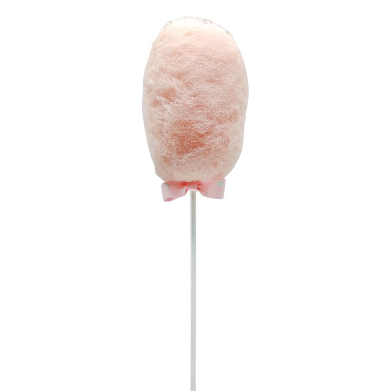 Mrs. Claus' Bakery Pink Wool Cotton Candy Pick, 17.5" | At Home