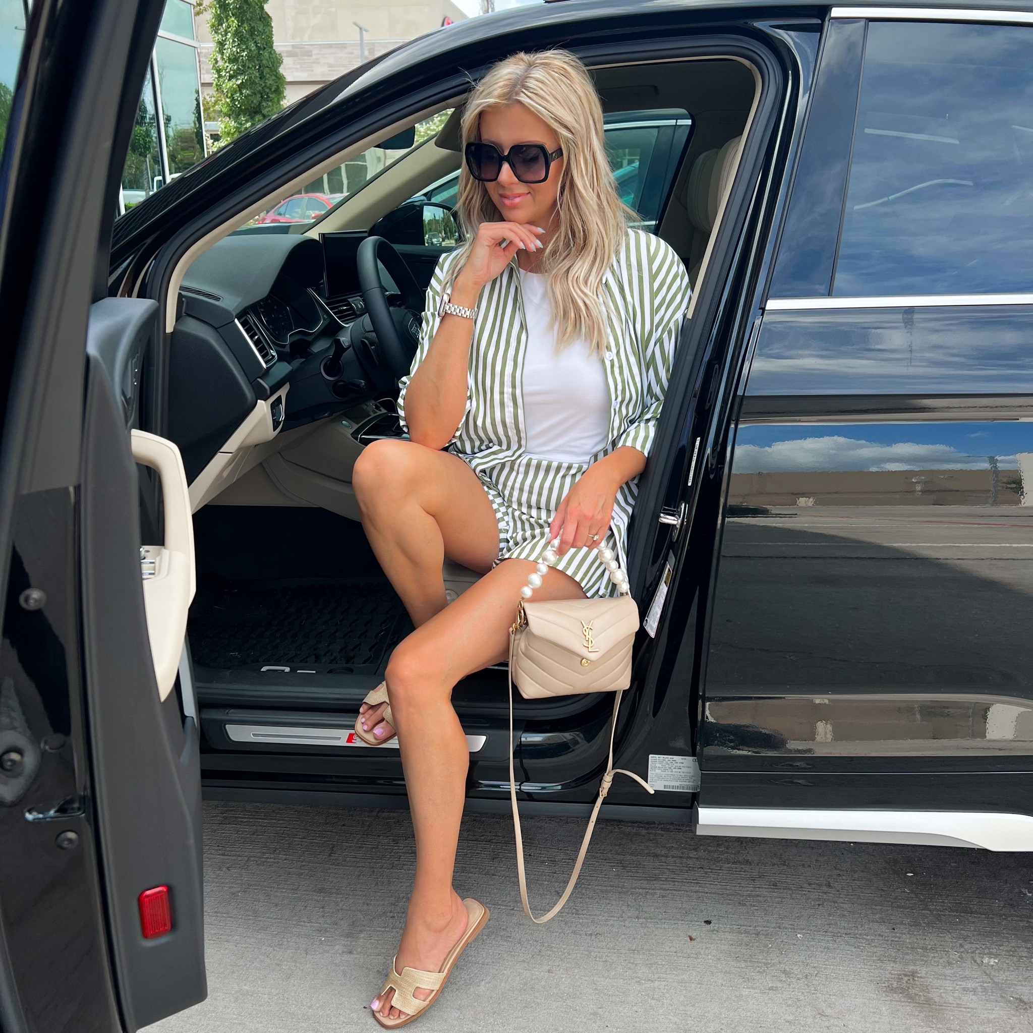 Started watching Age of Influence on Hulu. Anyone else watching it? 🫣🤯
My matching 2 piece set is available is tons of color ways! So lightweight and airy fabric! Sandals are still 40% off! Tank is a lulu look a like. All from Amazon! 👏🏼 
Pearl strap is detachable and under $20!

#LTKsalealert #LTKunder50 #LTKunder100