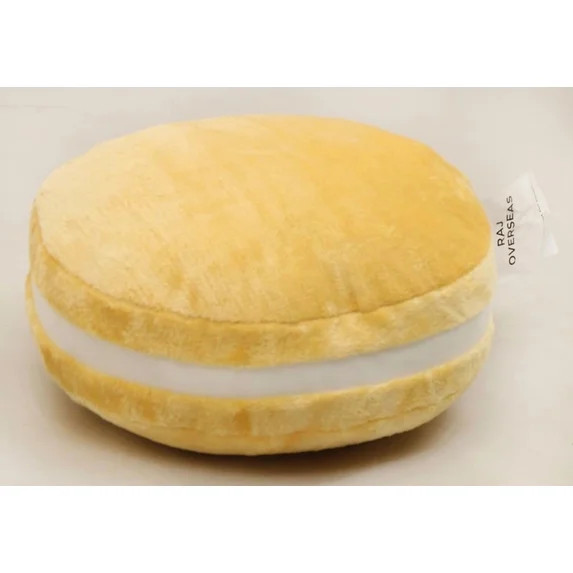Comfortable Yellow Macaron Decorative Pillow | Walmart (US)